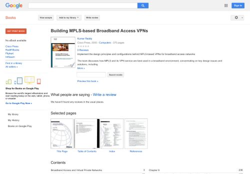 
                            12. Building MPLS-based Broadband Access VPNs
