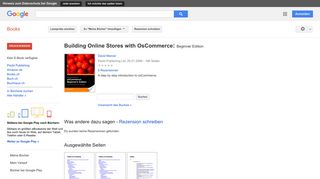 
                            11. Building Online Stores with OsCommerce: Beginner Edition