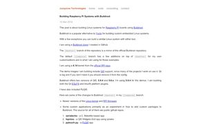 
                            6. Building Raspberry Pi Systems with Buildroot - Jumpnow Technologies