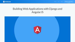 
                            3. Building Web Applications with Django and AngularJS - Thinkster