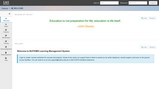 
                            10. BUITEMS LMS : Gateway : Welcome