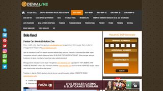 
                            4. Buka Kunci | dewaliveinfo.com - Togel Singapore