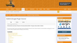 
                            2. Bukkit & Bungee Plugin Channel | SpigotMC - High Performance ...