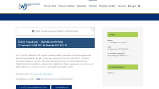 
                            8. BuKo Augsburg - Bundeskonferenz - wjb.de - Wirtschaftsjunioren Berlin