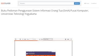 
                            8. Buku Pedoman Penggunaan Sistem Informasi Orang Tua (SintA ...