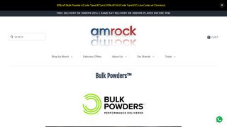 
                            11. Bulk Powders™ – AmRock Corp