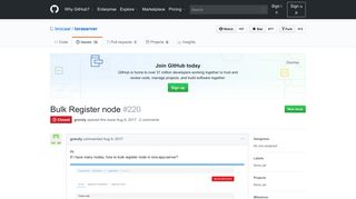 
                            12. Bulk Register node · Issue #220 · brocaar/loraserver · GitHub