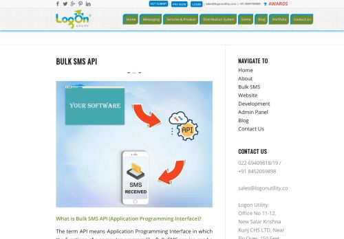 
                            5. Bulk SMS API service India | Bulk SMS Gateway API ... - Logon Utility