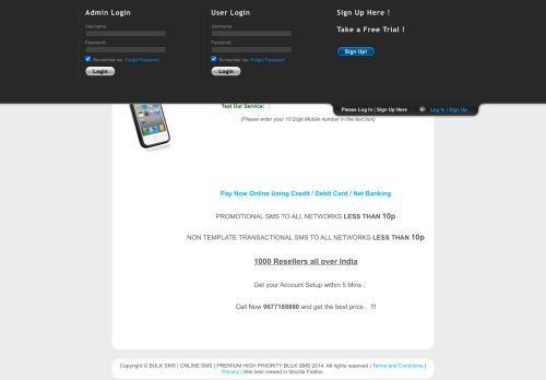 
                            1. BULK SMS | ONLINE SMS | PREMIUM HIGH PRIORITY BULK SMS ...