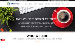 
                            3. Bulk SMS Provider India, Promotional, Transactional & SMPP ...