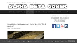 
                            10. Bullet Strike: Battlegrounds – Alpha Sign Up (iOS & Android) | Alpha ...