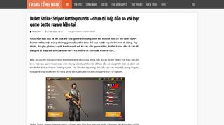 
                            13. Bullet Strike: Sniper Battlegrounds – chưa đủ hấp dẫn so với loạt ...