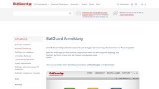 
                            5. BullGuard Anmeldung