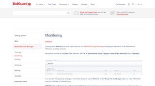 
                            6. BullGuard Mobile Security 14 Help - Security Manager - Monitoring ...