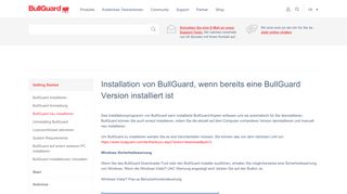 
                            7. BullGuard neu installieren