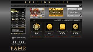 
                            7. Bullion List - Gold - ABC