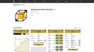 
                            5. BullionVault: gold and silver on the App Store - iTunes - Apple