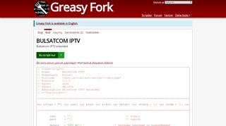 
                            8. BULSATCOM IPTV - Kaynak kodu - Greasy Fork