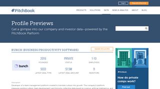 
                            8. Bunch.ai Company Profile: Valuation & Investors | PitchBook