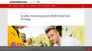 
                            9. Bundesliga | Großer Andrang beim BVB-KidsClub-Zootag | Kids-Club