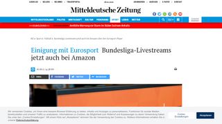
                            7. Bundesliga-Livestreams jetzt auch bei Amazon über den Eurosport ...