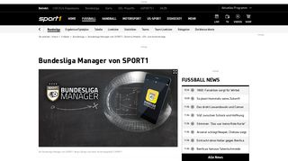 
                            2. Bundesliga Manager von SPORT1: Online & Mobile - iOS- und ...