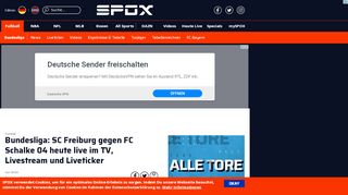 
                            9. Bundesliga: SC Freiburg gegen FC Schalke 04 heute live im TV ...