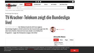 
                            13. Bundesliga: Sky-Paket bei der Telekom - COMPUTER BILD