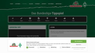 
                            5. Bundesliga Tippspiel: Fußball Tipps abgeben und ... - Wiesenhof Werder