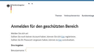 
                            3. Bundesnetzagentur - Login