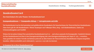
                            13. BundestheaterCard - Bundestheater Holding
