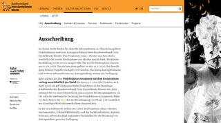 
                            3. Bundesverband Freie Darstellende Künste e.V. - Ausschreibung