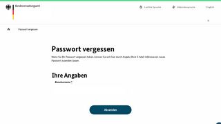 
                            1. Bundesverwaltungsamt - Passwort vergessen