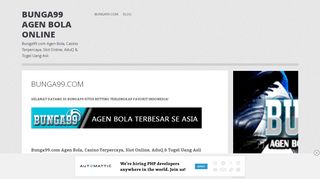 
                            10. Bunga99 Agen Bola Online - WordPress.com