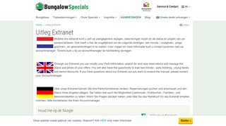 
                            5. BungalowSpecials.nl - Uitleg Extranet