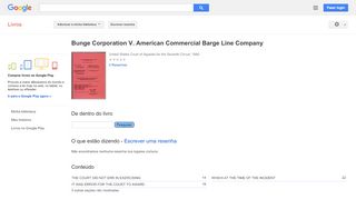 
                            9. Bunge Corporation V. American Commercial Barge Line Company - Resultado da Pesquisa de livros Google