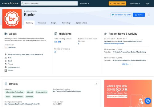 
                            4. Bunkr | Crunchbase