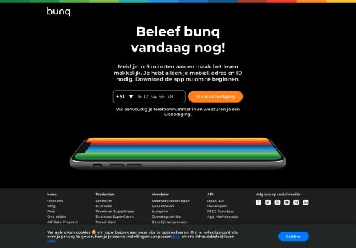 
                            5. bunq | Meld je aan