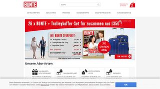 
                            5. BUNTE | Abo + über 95 € Prämie nur im offiziellen Aboshop