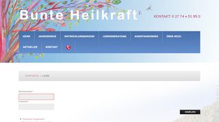 
                            8. Bunte Heilkraft - Login