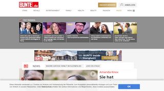 
                            3. BUNTE.de – News, Bilder & Videos zu Stars, Royals und mehr