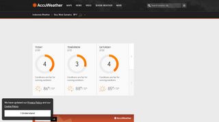 
                            8. Buo Fitness & Running Weather - AccuWeather for Indonesia