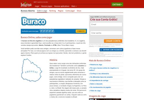 
                            12. Buraco Online Grátis, Canastra e outros jogos - Jogatina.com