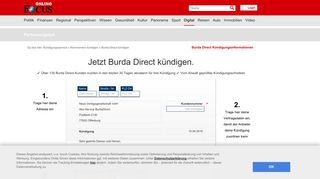 
                            11. Burda Direct kündigen - so schnell geht's | FOCUS.de