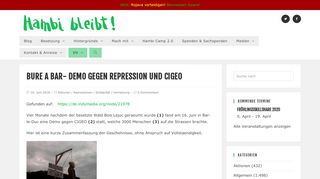 
                            6. BURE A BAR- Demo gegen Repression und CIGEO - Hambacher Forst