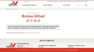 
                            1. Bureau Virtuel - Valdoise