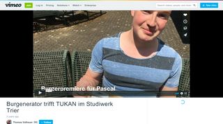 
                            7. Burgenerator trifft TUKAN im Studiwerk Trier on Vimeo