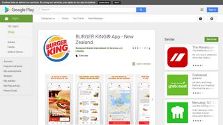 
                            6. BURGER KING® App - New Zealand - Apps on Google Play
