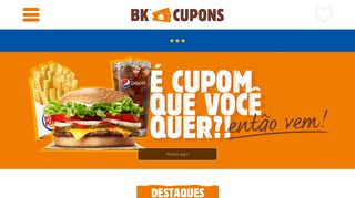 
                            3. Burger King® Cupons e Ofertas