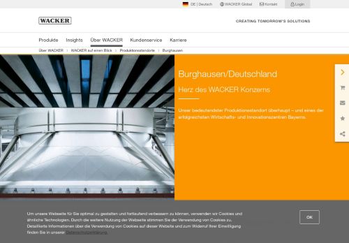 
                            8. Burghausen - Wacker Chemie AG